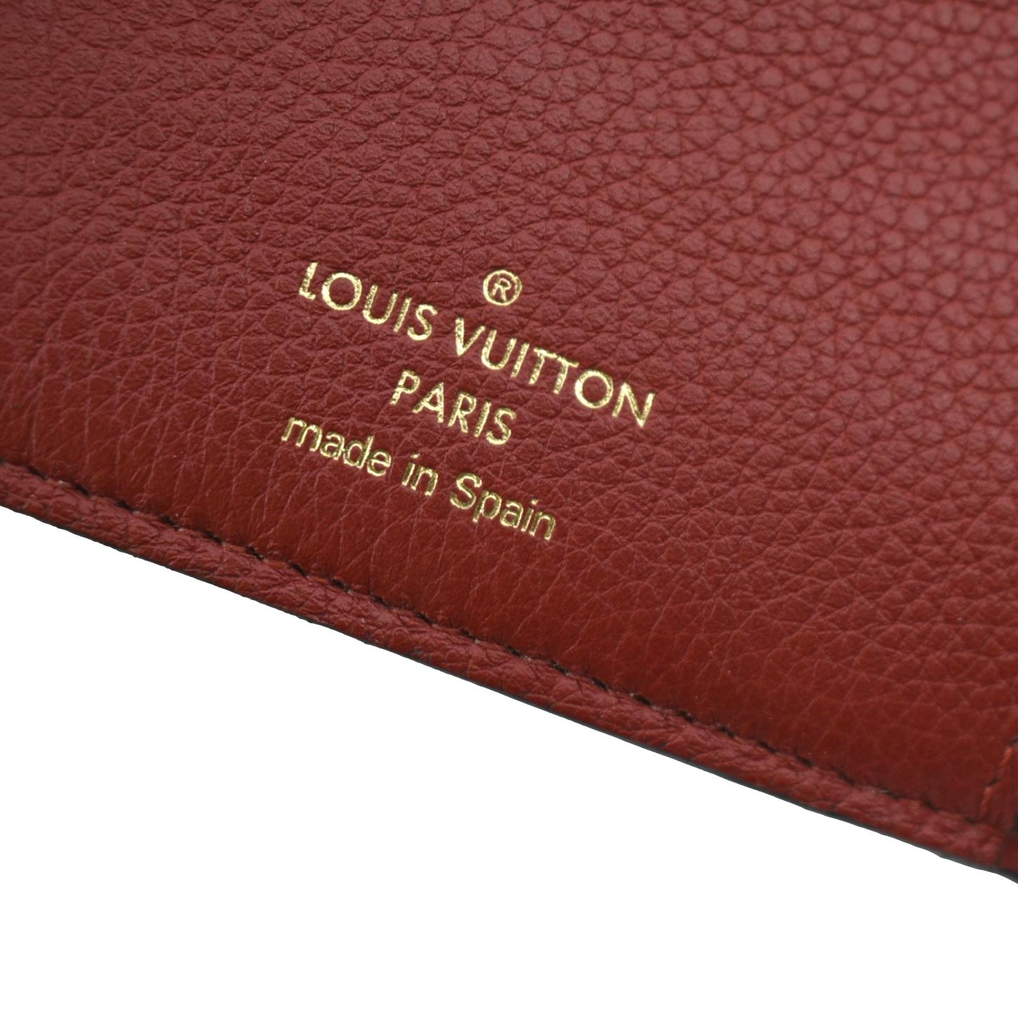 LOUIS VUITTON Monogram Pallas Compact Wallet Black 266207