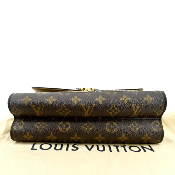 LOUIS VUITTON Victoire Monogram Canvas Crossbody Bag Brown