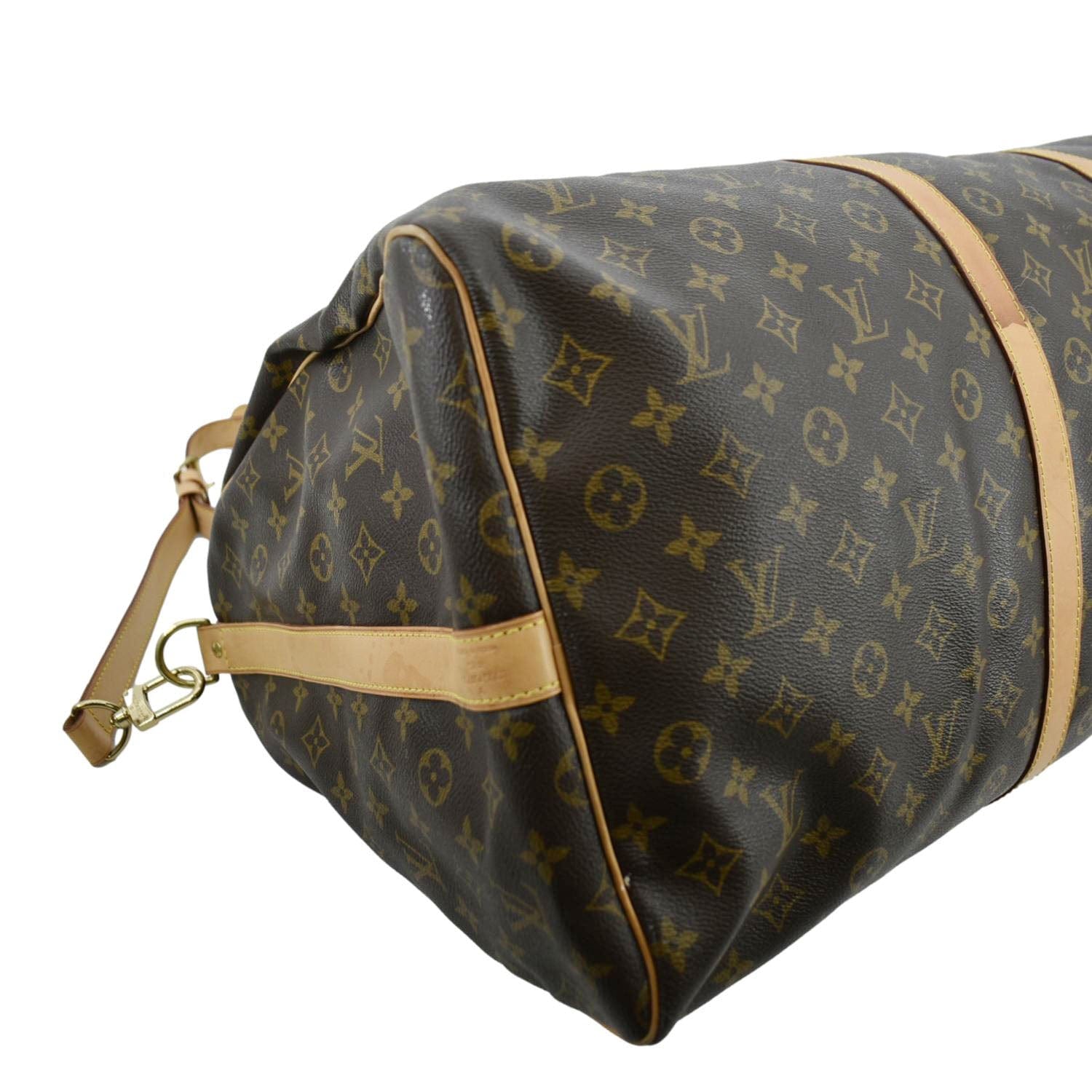 Vintage Louis Vuitton Keepall 60 Duffle Bag, Brown Monogram Canvas Bag