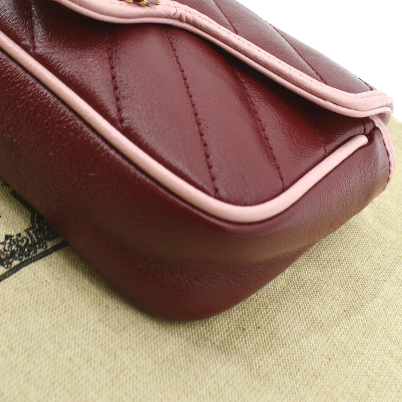 Gucci Vintage Flap Leather Shoulder Bag