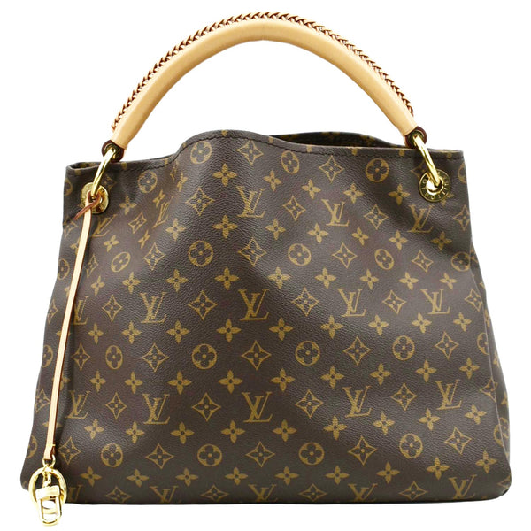 LOUIS VUITTON Artsy MM Monogram Canvas Hobo Bag Brown