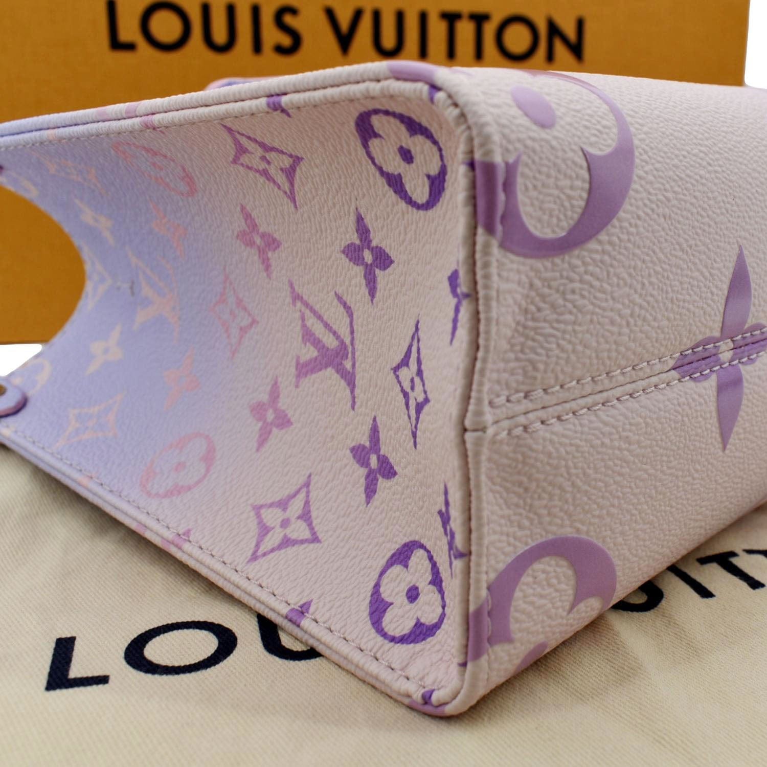 Louis Vuitton Cosmetic Pouch LV Escale Pastel in Coated Canvas
