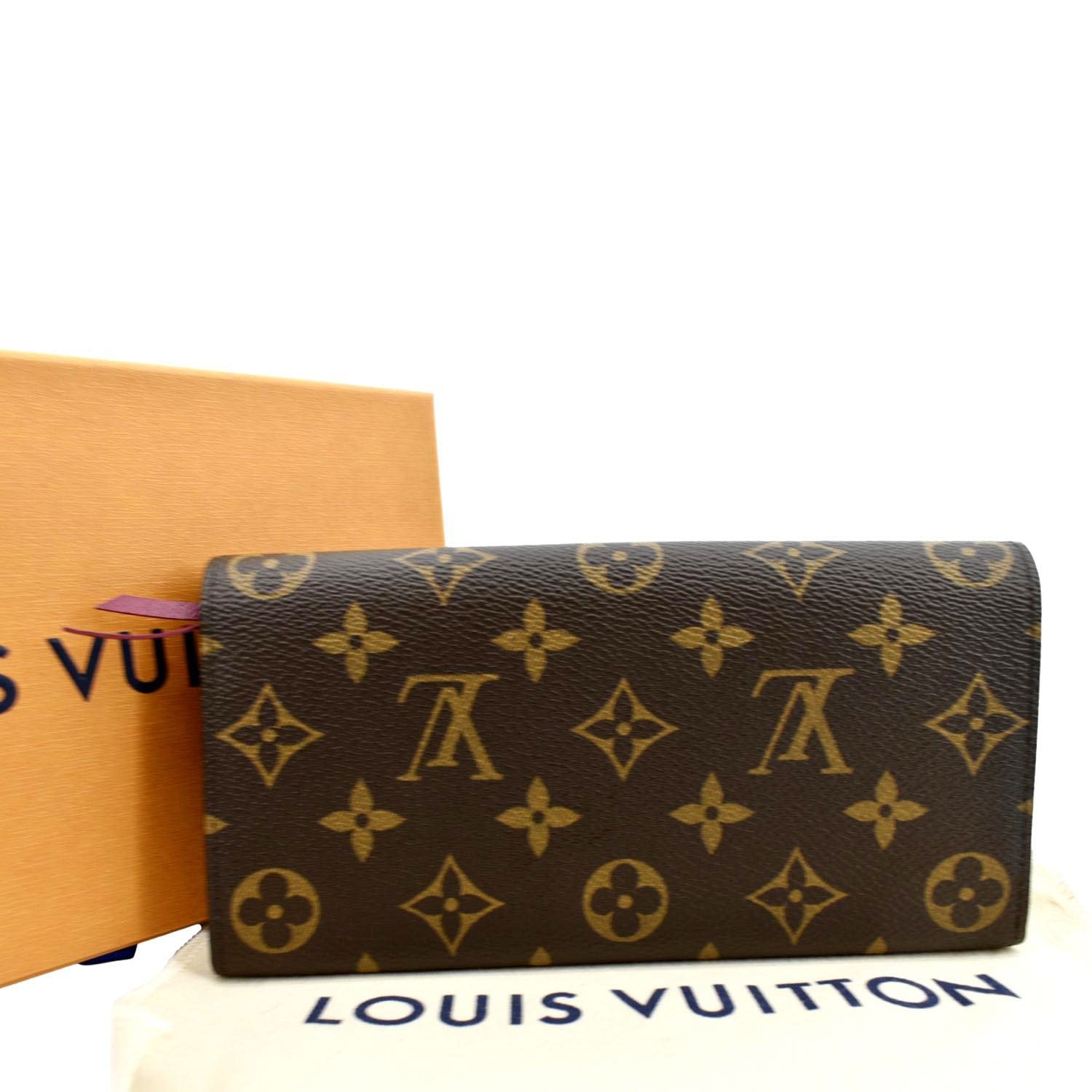 Louis Vuitton Wallet Emilie Monogram Poppy in Canvas with Gold-tone - US