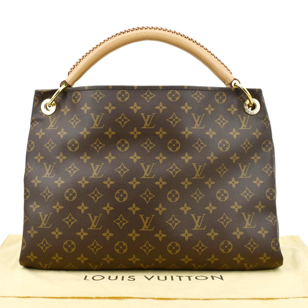 LOUIS VUITTON Artsy MM Monogram Canvas Hobo Bag Brown