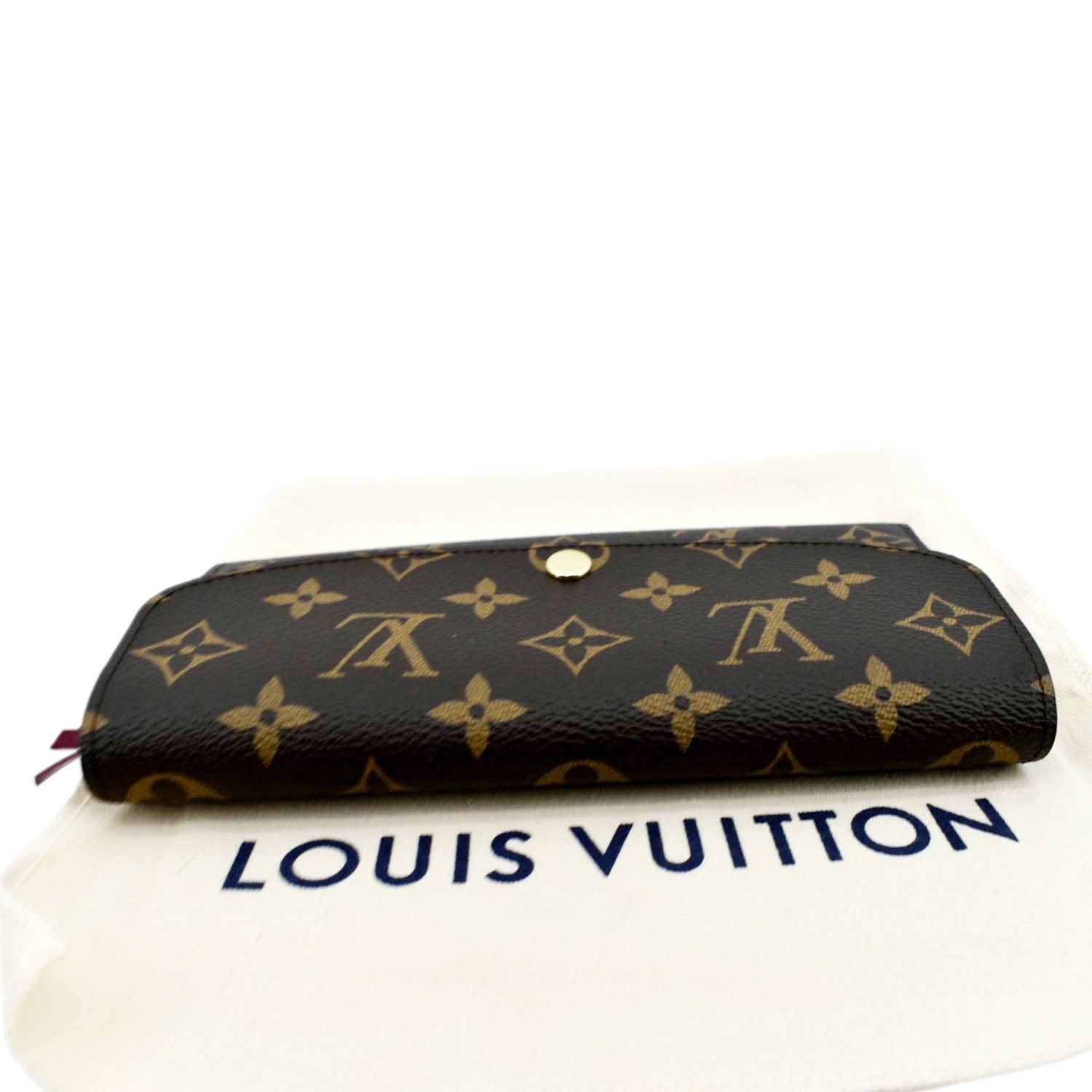 My new Louis Vuitton Emilie Wallet. Fuchsia