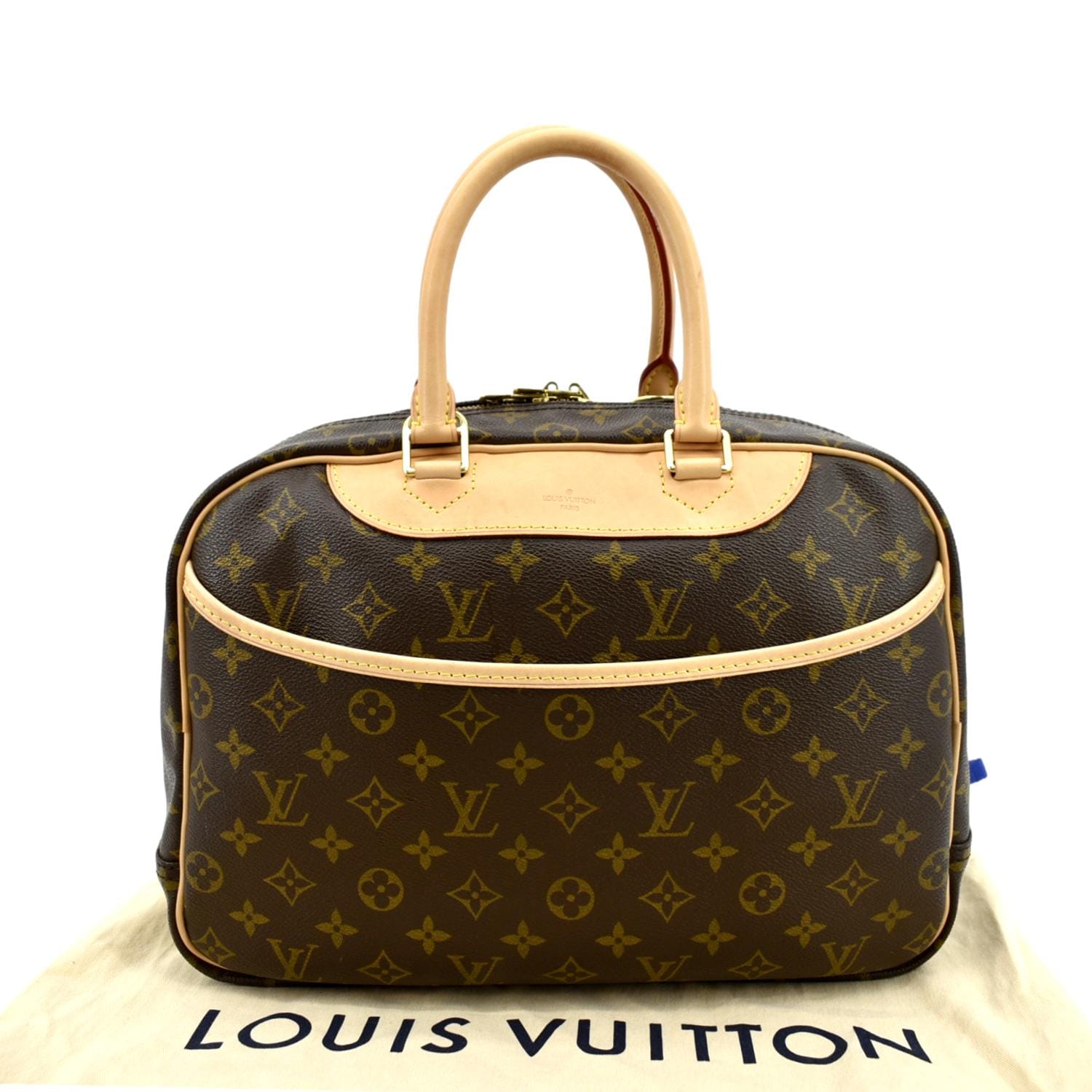 Louis Vuitton Monogram Deauville Bag Brown