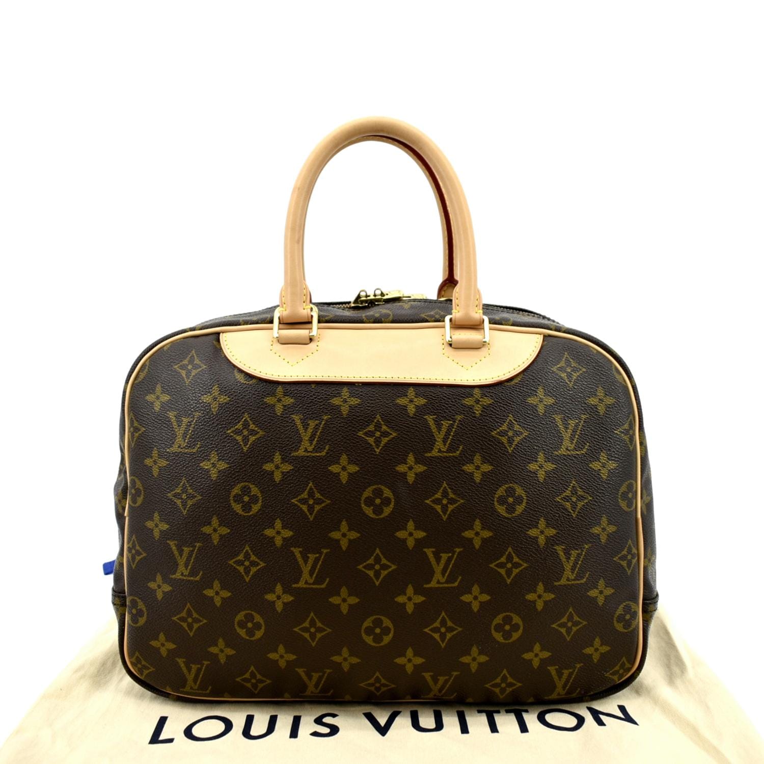 Authenticated Used LOUIS VUITTON Louis Vuitton Deauville Monogram Handbag  M47270 Canvas Brown 