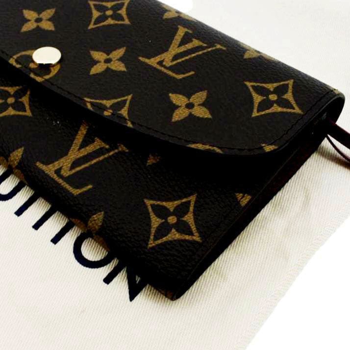 Emilie cloth wallet Louis Vuitton Pink in Cloth - 38467038