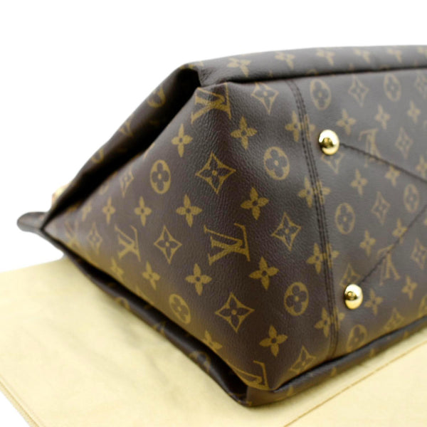 LOUIS VUITTON Artsy MM Monogram Canvas Hobo Bag Brown