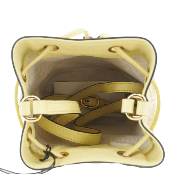 GUCCI Ophidia Jumbo GG Canvas Bucket Bag Yellow 550620