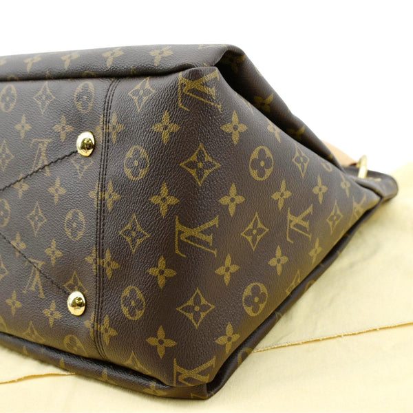 LOUIS VUITTON Artsy MM Monogram Canvas Hobo Bag Brown