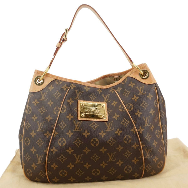 LOUIS VUITTON Galliera PM Monogram Canvas Shoulder Bag Brown