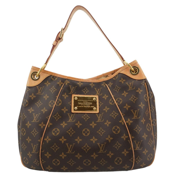 LOUIS VUITTON Galliera PM Monogram Canvas Shoulder Bag Brown