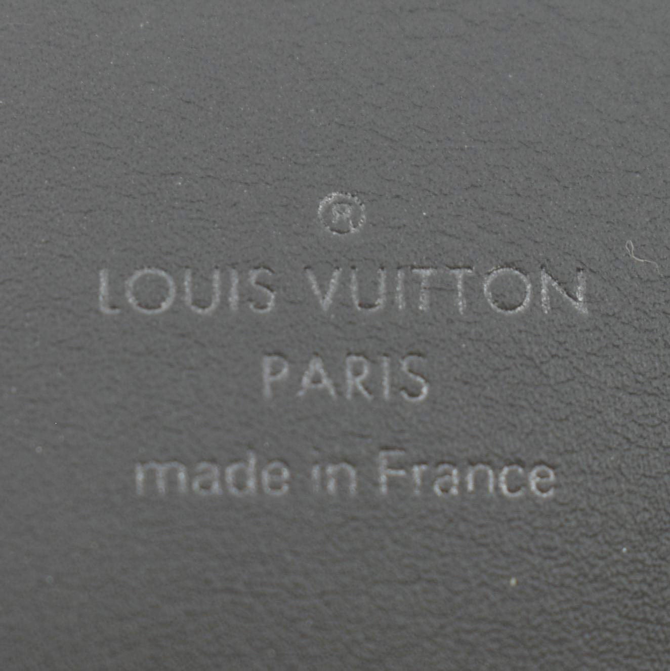 Louis Vuitton 2054 Double Phone Pouch Black Nylon Monogram Logo Crossbody  Bag