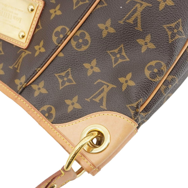 LOUIS VUITTON Galliera PM Monogram Canvas Shoulder Bag Brown