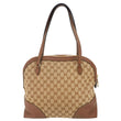 GUCCI Bree GG Canvas Hobo Bag Brown 449243