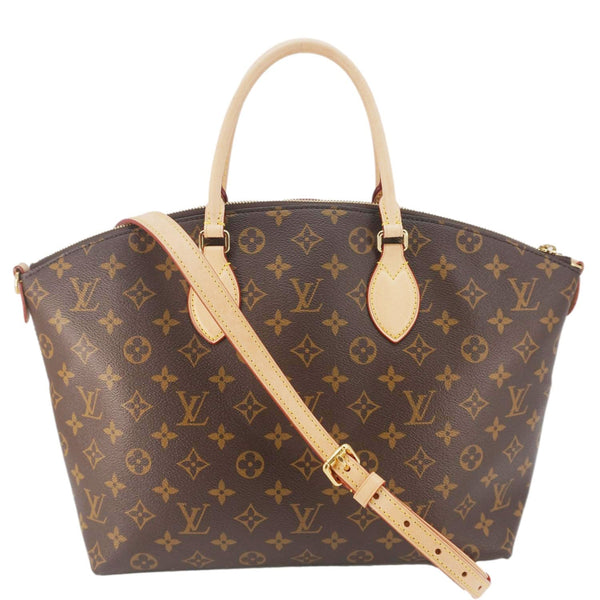 LOUIS VUITTON Boetie MM Monogram Canvas Shoulder Bag Brown