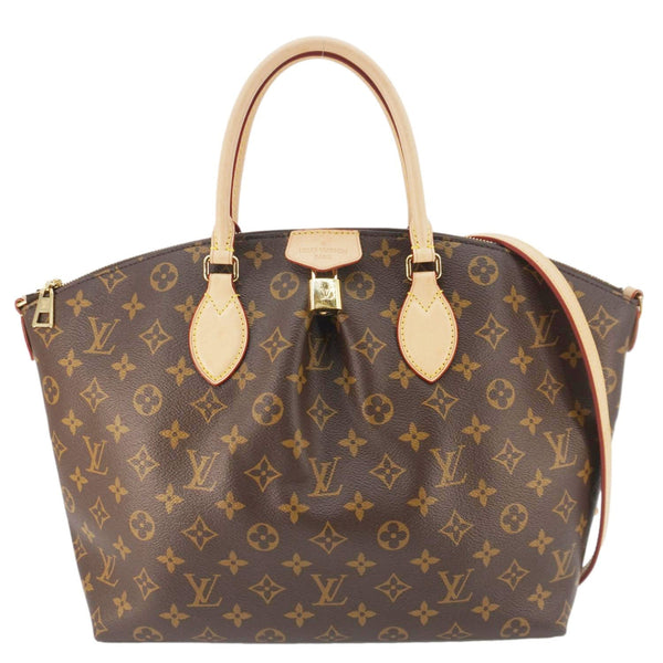 LOUIS VUITTON Boetie MM Monogram Canvas Shoulder Bag Brown