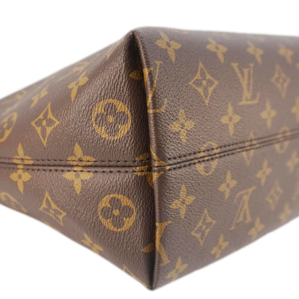 LOUIS VUITTON Boetie MM Monogram Canvas Shoulder Bag Brown