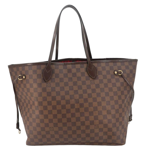 LOUIS VUITTON Neverfull GM Monogram Canvas Tote Bag Brown