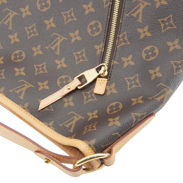 LOUIS VUITTON Delightful GM Monogram Canvas Hobo Bag Brown