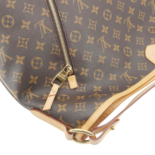 LOUIS VUITTON Delightful GM Monogram Canvas Hobo Bag Brown