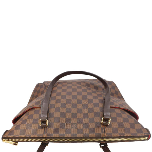 LOUIS VUITTON Totally Damier Ebene Shoulder Bag Brown