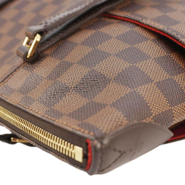 LOUIS VUITTON Totally Damier Ebene Shoulder Bag Brown