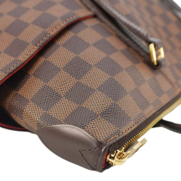 LOUIS VUITTON Totally Damier Ebene Shoulder Bag Brown