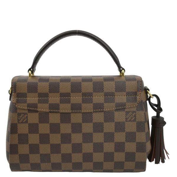 LOUIS VUITTON Croisette Damier Ebene Crossbody Bag Brown