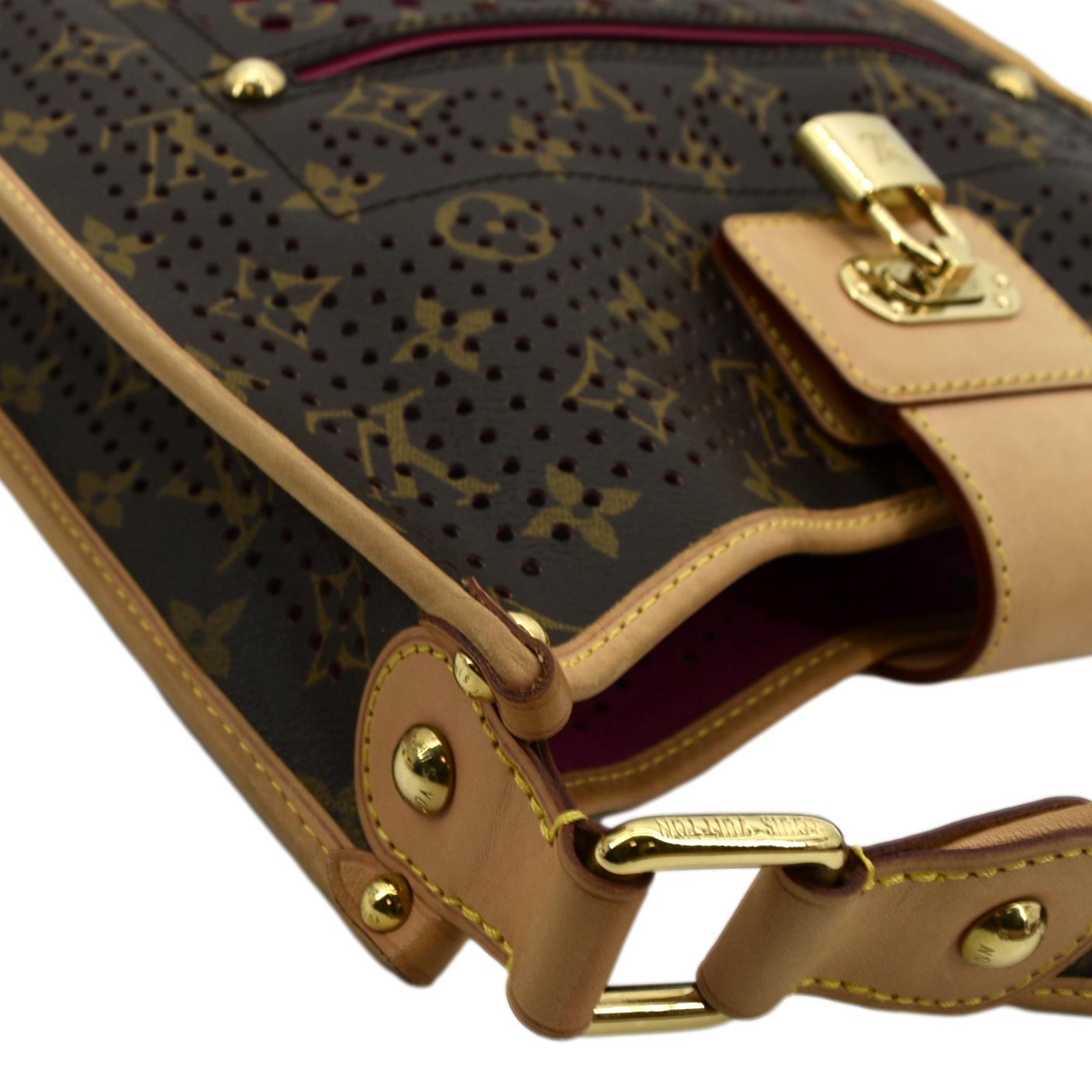 Brown Louis Vuitton Monogram Musette Perforated Shoulder Bag