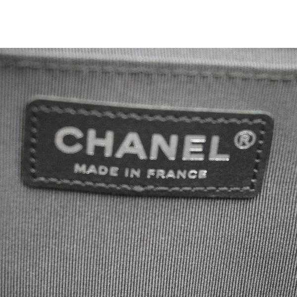 CHANEL Celtic Boy Flap Leather Shoulder Bag Black