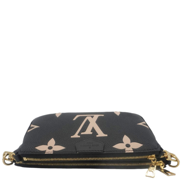 LOUIS VUITTON Multi Pochette Accessoires Monogram Empreinte Crossbody Bag Bicolor