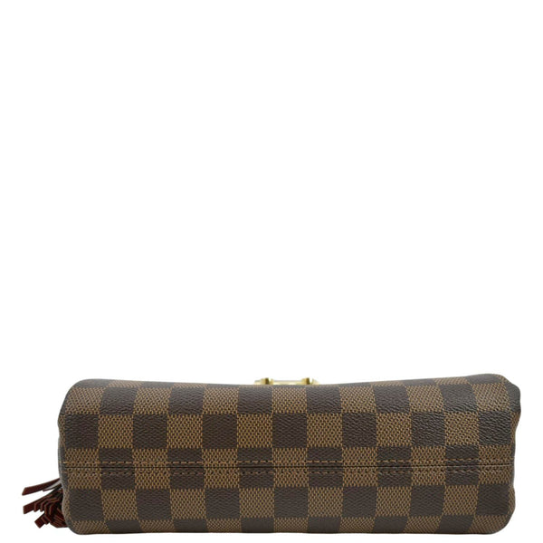 LOUIS VUITTON Croisette Damier Ebene Crossbody Bag Brown