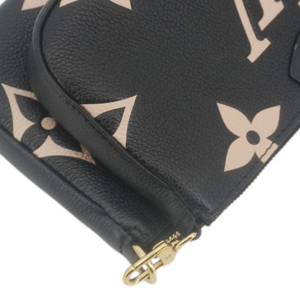 LOUIS VUITTON Multi Pochette Accessoires Monogram Empreinte Crossbody Bag Bicolor