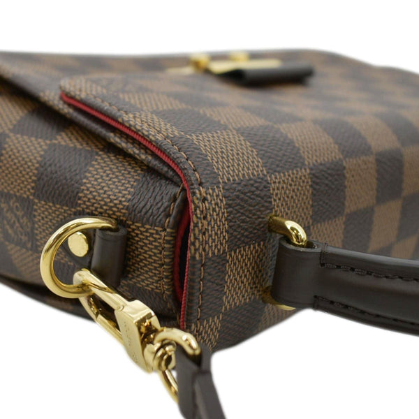 LOUIS VUITTON Croisette Damier Ebene Crossbody Bag Brown