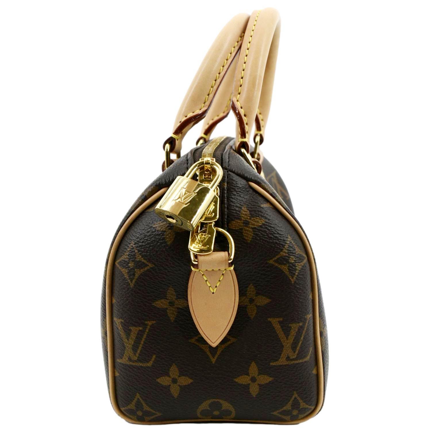 Handbags Louis Vuitton LV Speedy 20 Micro Monogram Black