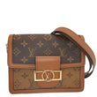 LOUIS VUITTON Dauphine Mini Monogram Reverse Canvas Shoulder Bag Brown