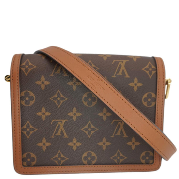 LOUIS VUITTON Dauphine Mini Monogram Reverse Canvas Shoulder Bag Brown