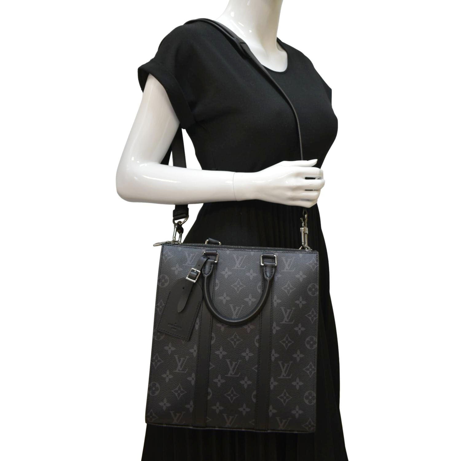 Louis Vuitton, Bags, Louis Vuitton Sac Plat Cross Bag Monogram Eclipse  Canvas Black