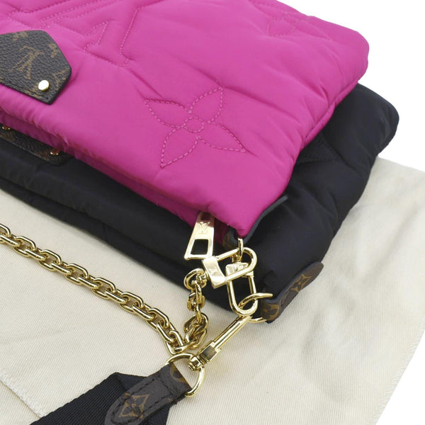 LOUIS VUITTON Maxi Multi Pochette Econyl Shoulder Bag Fuchsia