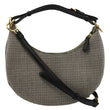 FENDI FendiGraphy Wool Fabric Hobo Bag Brown