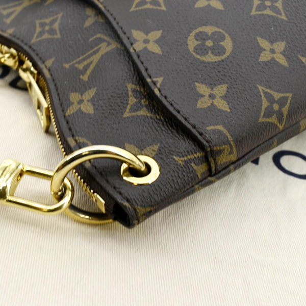 LOUIS VUITTON Odeon PM Monogram Canvas Crossbody Bag Brown