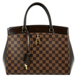 LOUIS VUITTON Rivoli MM Damier Ebene Shoulder Bag Brown