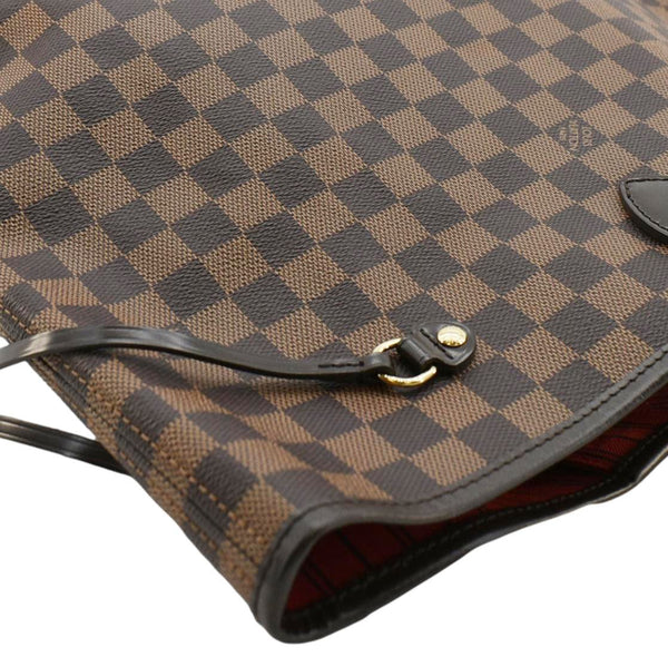 LOUIS VUITTON Neverfull GM Damier Ebene Tote Shoulder Bag Brown