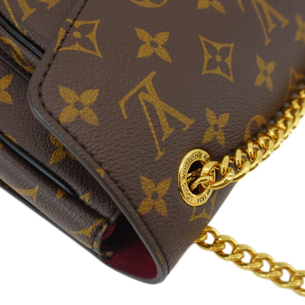 LOUIS VUITTON Passy NM Monogram Canvas Shoulder Bag Brown