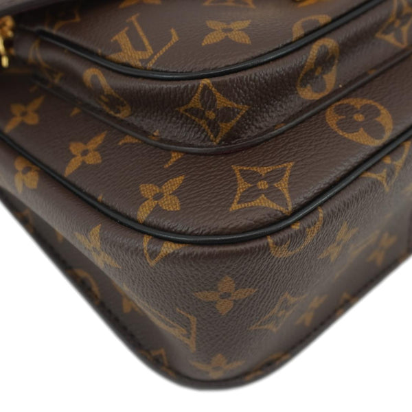 LOUIS VUITTON Passy NM Monogram Canvas Shoulder Bag Brown