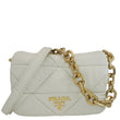 PRADA Patchwork System Small Nappa Leather Shoulder Bag White