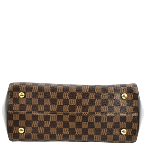 LOUIS VUITTON Rivoli MM Damier Ebene Shoulder Bag Brown