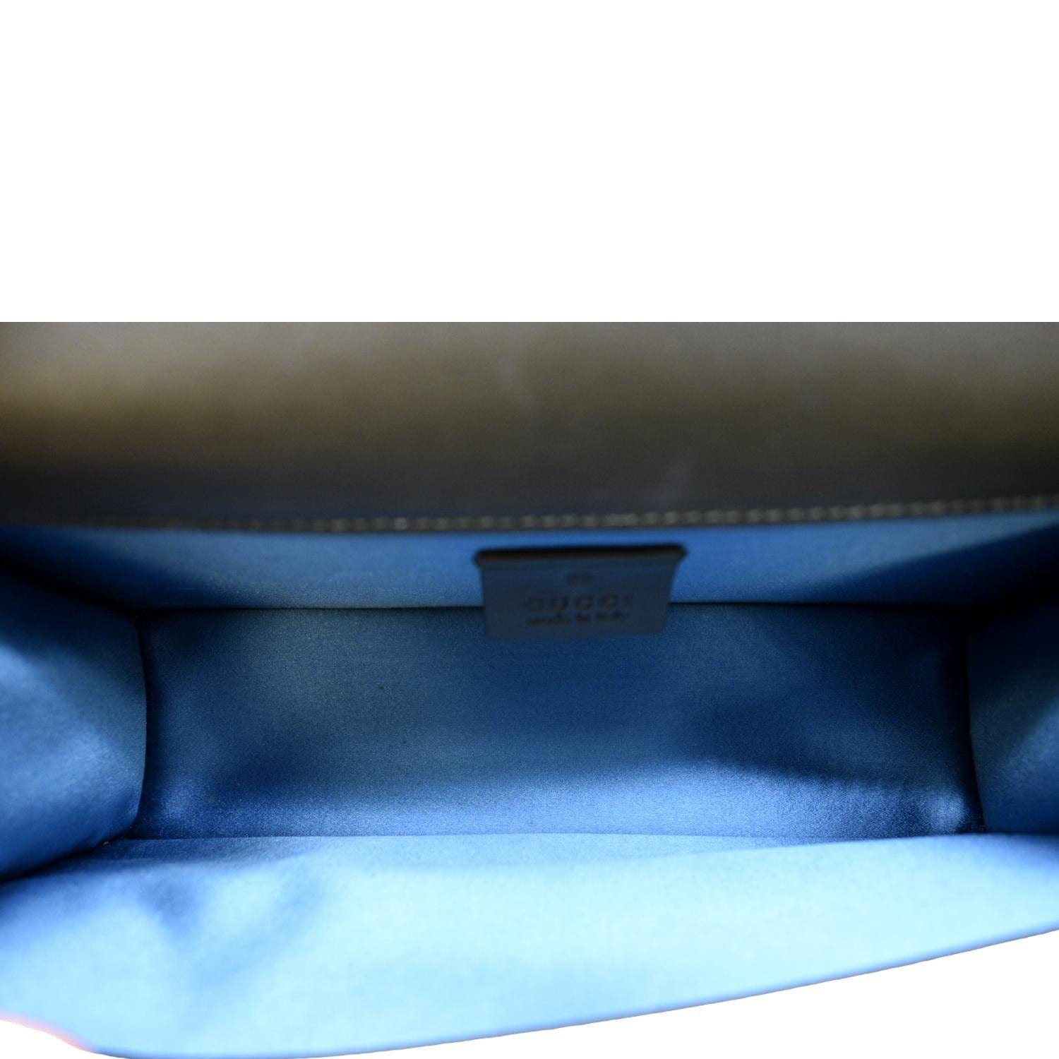 Gucci Dionysus Gg Small Velvet & Leather Shoulder Bag in Blue